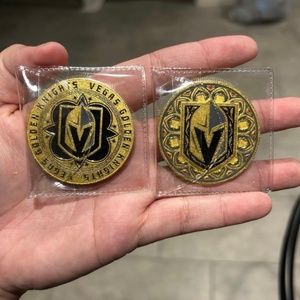 Vegas Golden Knights Game Coins (2)